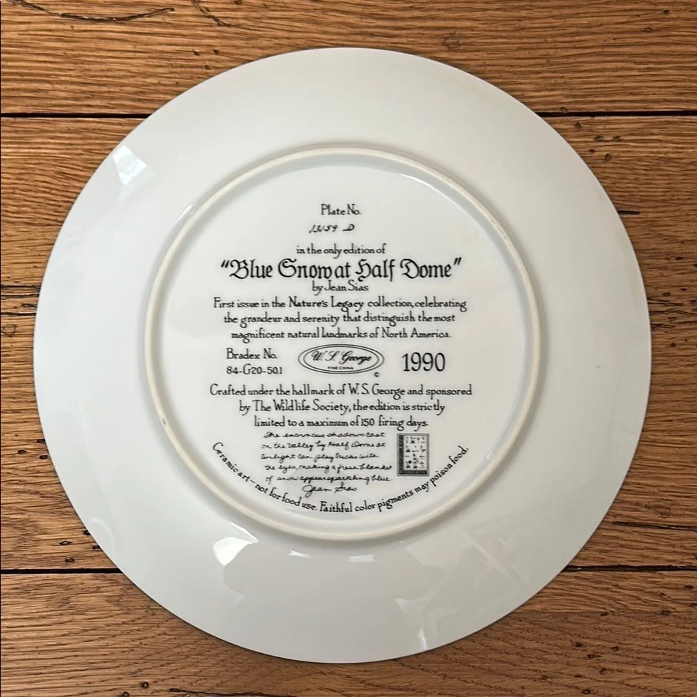 Blue Gnom at Half Dome Decorative Plate